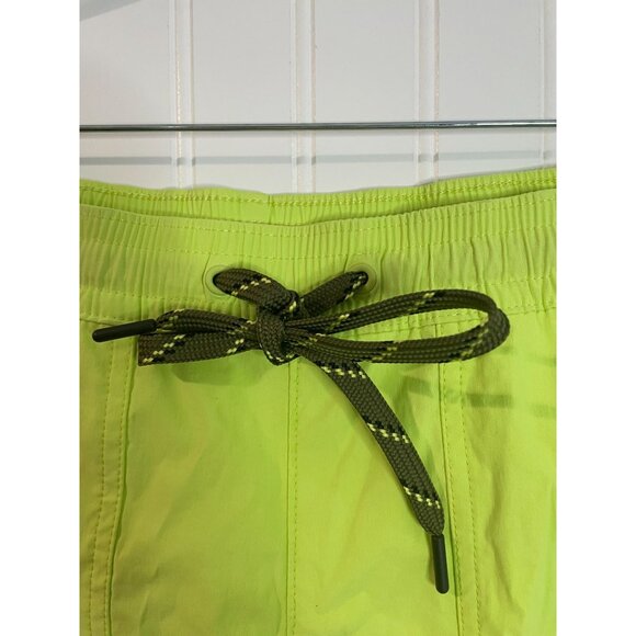ATG By Wrangler Neon Lime Green Tide Shorts Mid Rise 4" Inseam XL - Picture 5 of 16